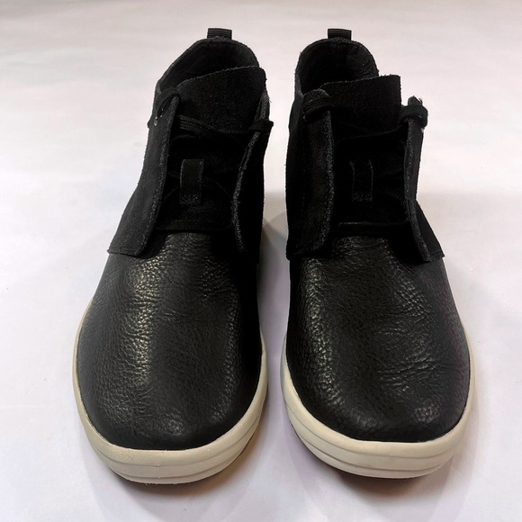 Merrell Gridway Mid Boots Womens 8 Black Leather Suede Ankle Casual Comfort Shoe - Picture 14 of 16